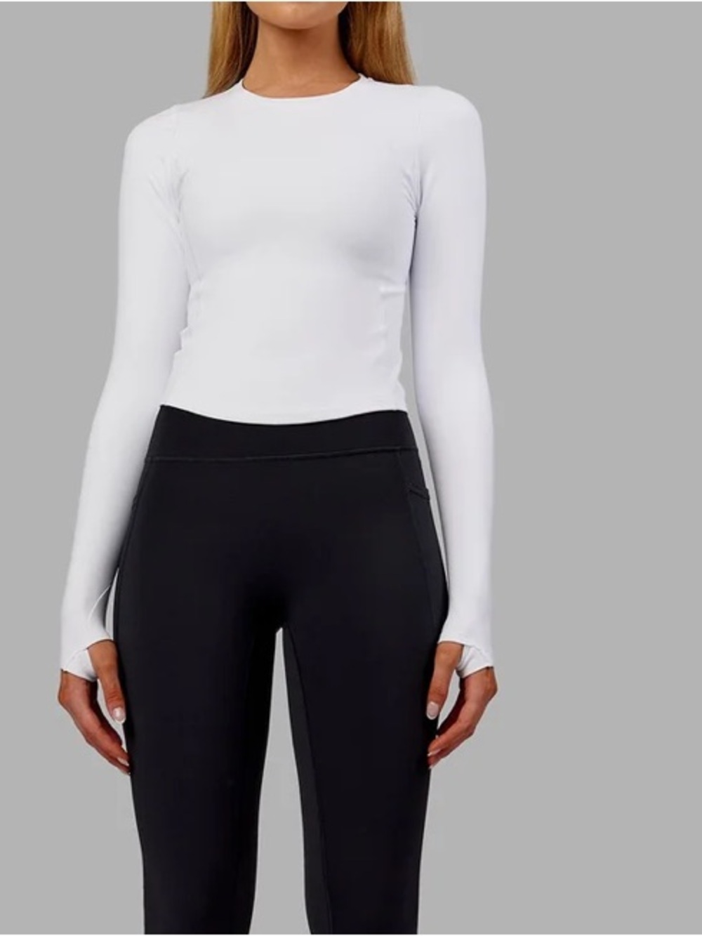 LSKD Embrace Thermal Long Sleeve in White 🆕